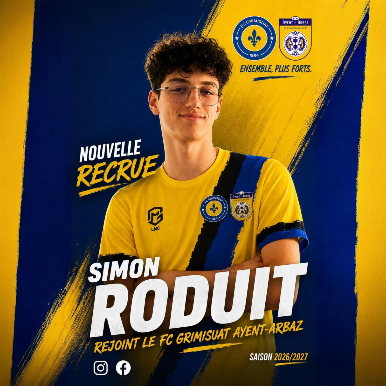 Simon Roduit de retour à la maison !