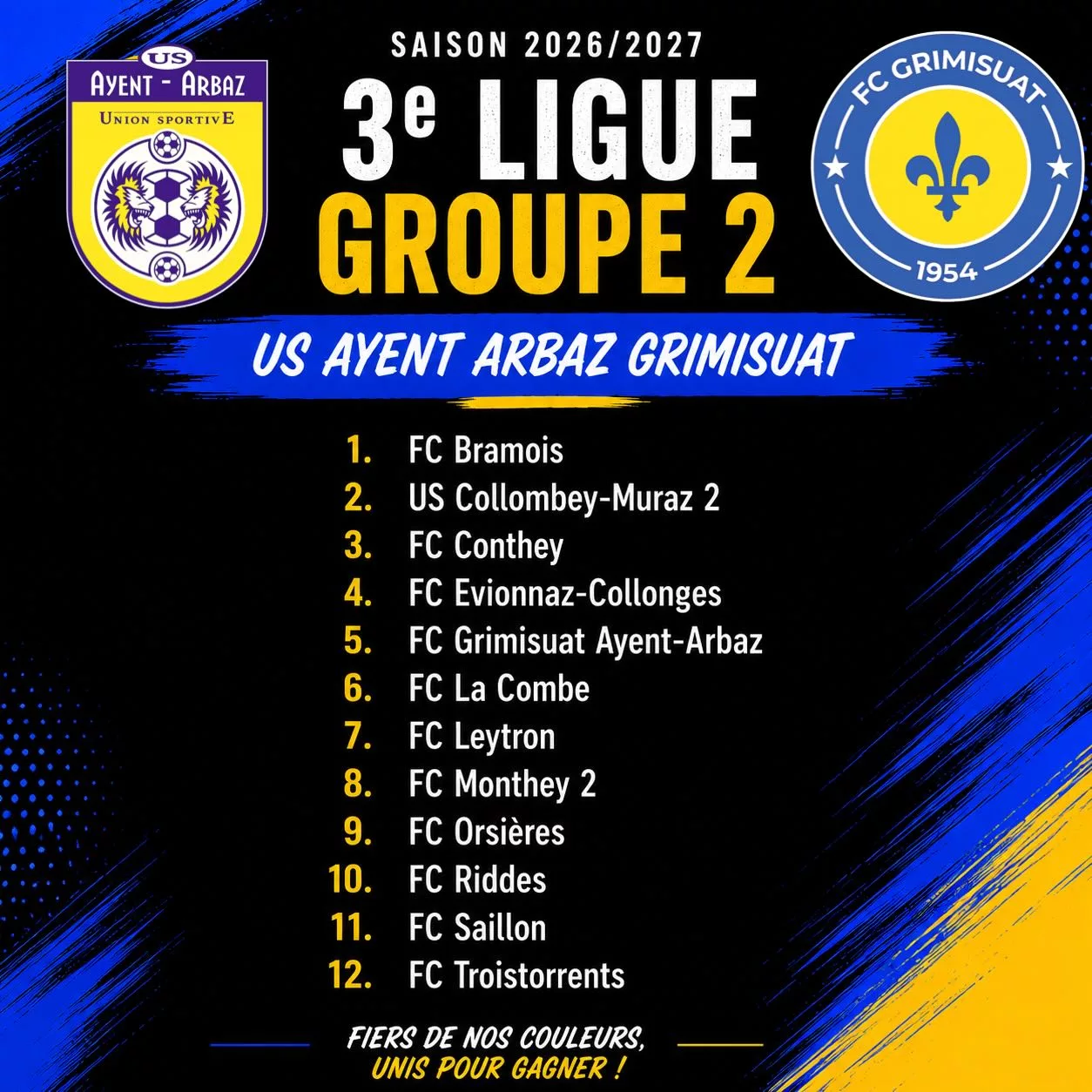 Saison 2026-2027 : Découvrez nos groupes et futurs adversaires !